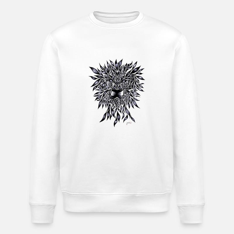 Lion - Sweat bio ROLLER Stanley/Stella Unisexe - blanc