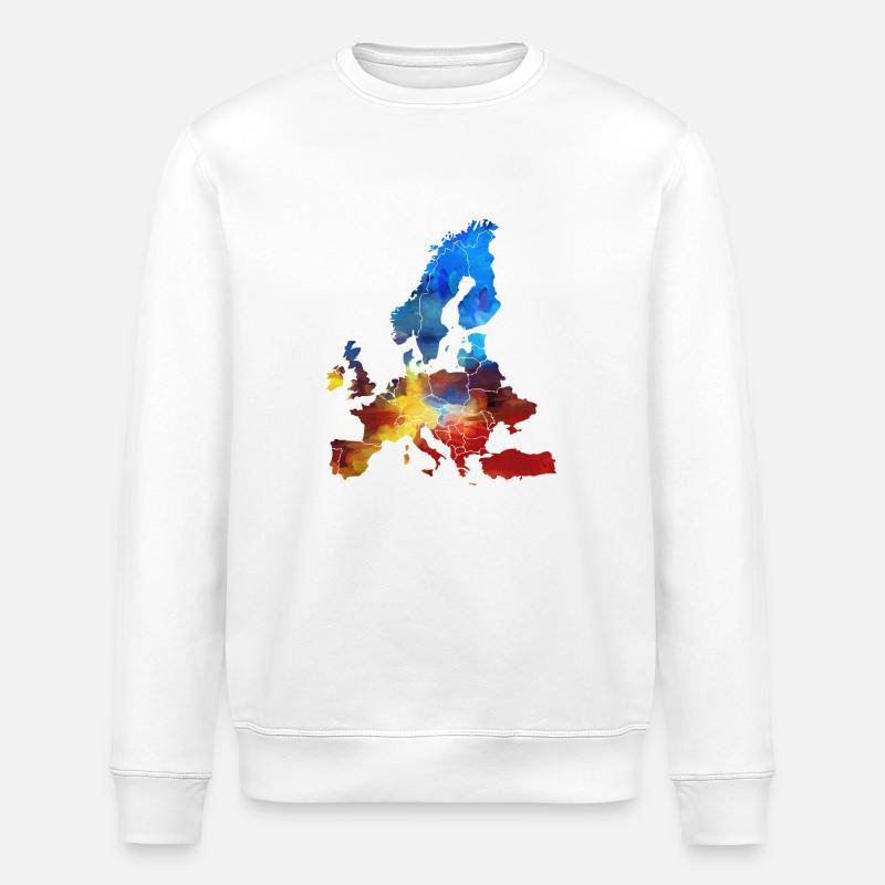 Europa - Stanley/Stella Unisex Bio-Sweatshirt ROLLER - Weiß