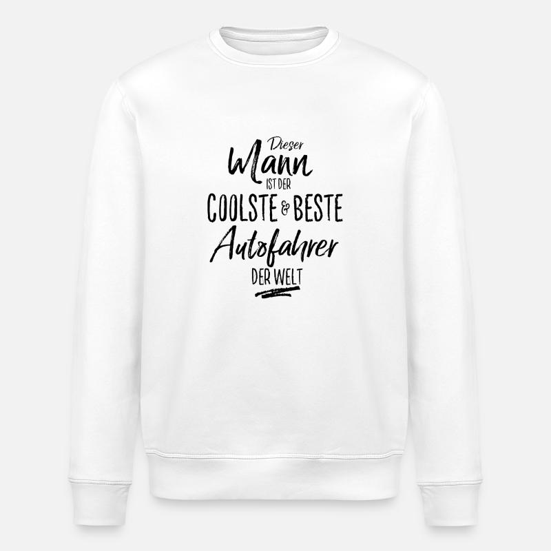autofahrer der Beste (s) - Stanley/Stella Unisex Bio-Sweatshirt ROLLER - Weiß