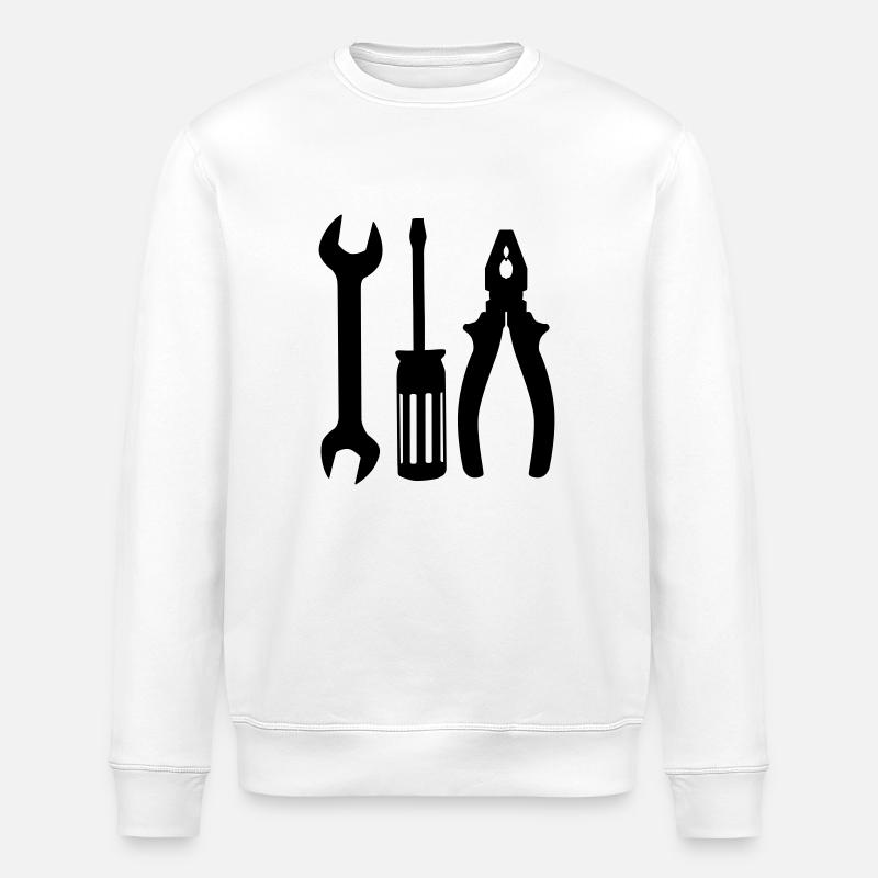 Werkzeuge - Stanley/Stella Unisex Bio-Sweatshirt ROLLER - Weiß
