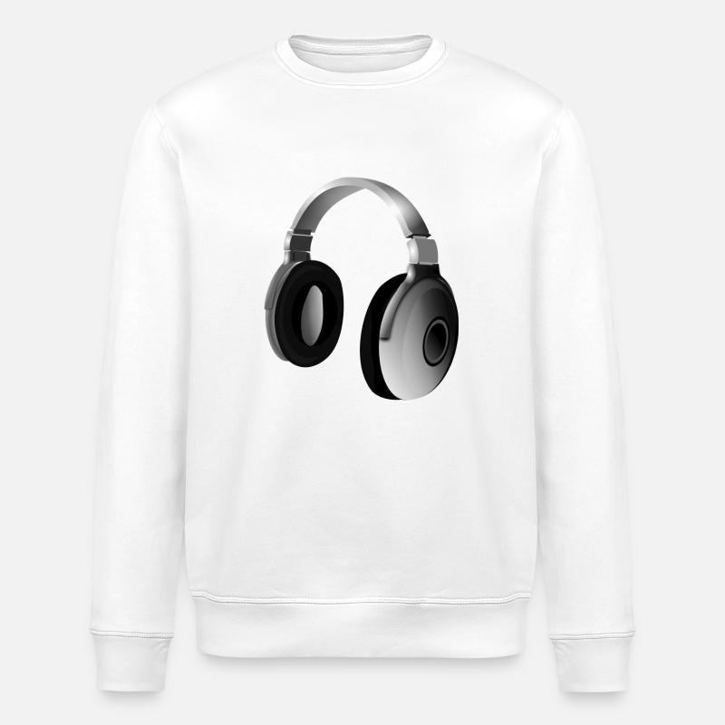 Kopfhörer - Stanley/Stella Unisex Bio-Sweatshirt ROLLER - Weiß