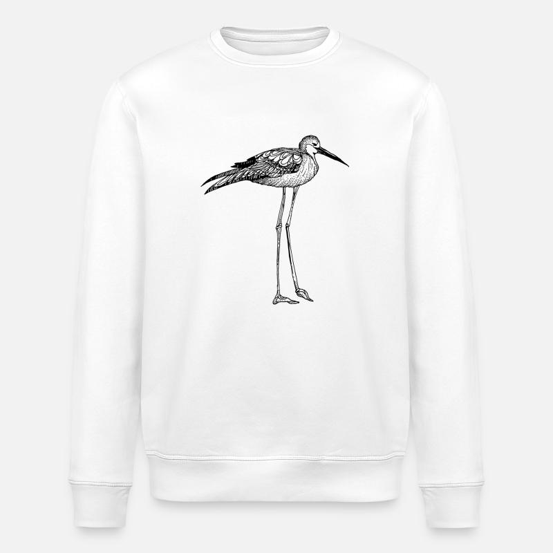 oiseau - Sweat bio ROLLER Stanley/Stella Unisexe - blanc