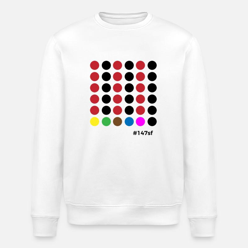 Snooker #147sf - Stanley/Stella Unisex Bio-Sweatshirt ROLLER - Weiß
