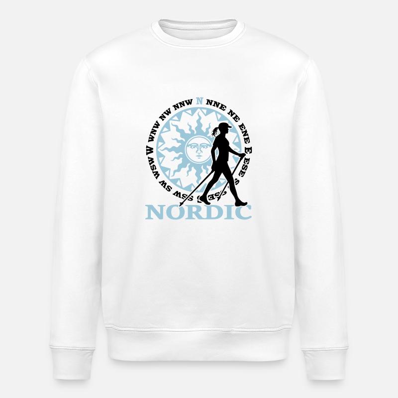 Nordic 2C - Farbwechsel - Stanley/Stella Unisex Bio-Sweatshirt ROLLER - Weiß
