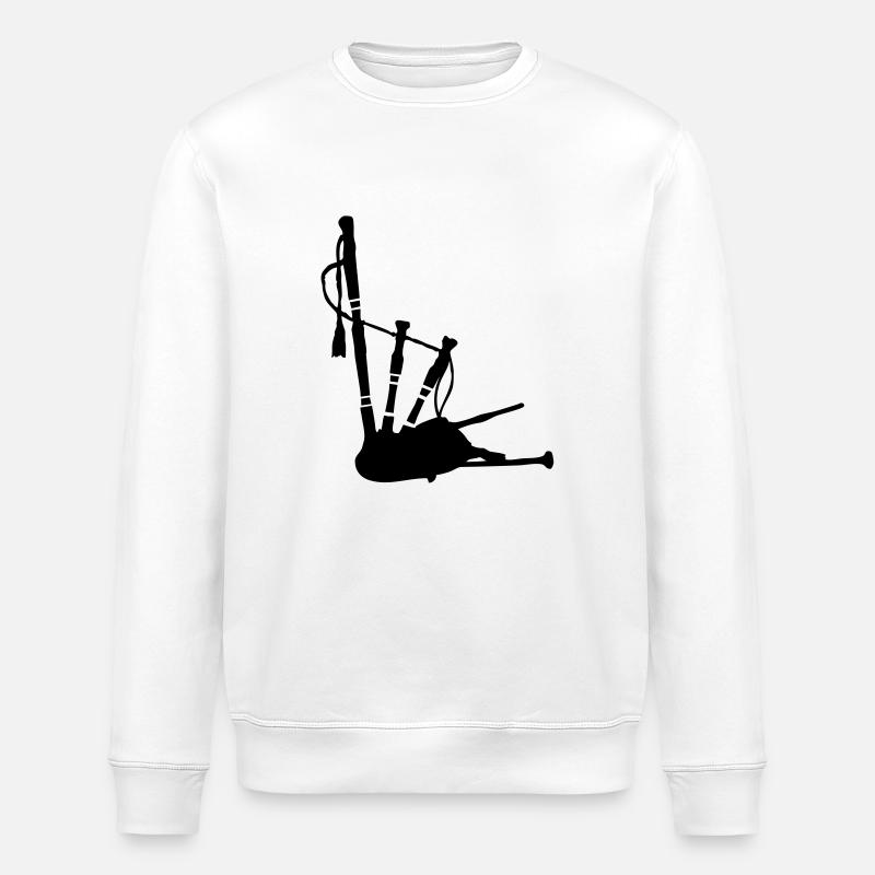dudelsack_t1 - Stanley/Stella ROLLER Unisex Organic Sweatshirt - white