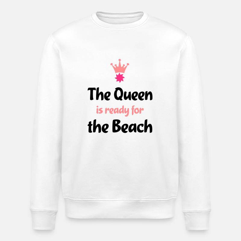 plage - Sweat bio ROLLER Stanley/Stella Unisexe - blanc