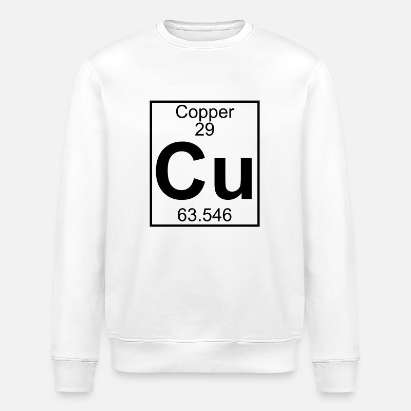 Element 29 - Cu (copper) - Full - Sweat bio ROLLER Stanley/Stella Unisexe - blanc