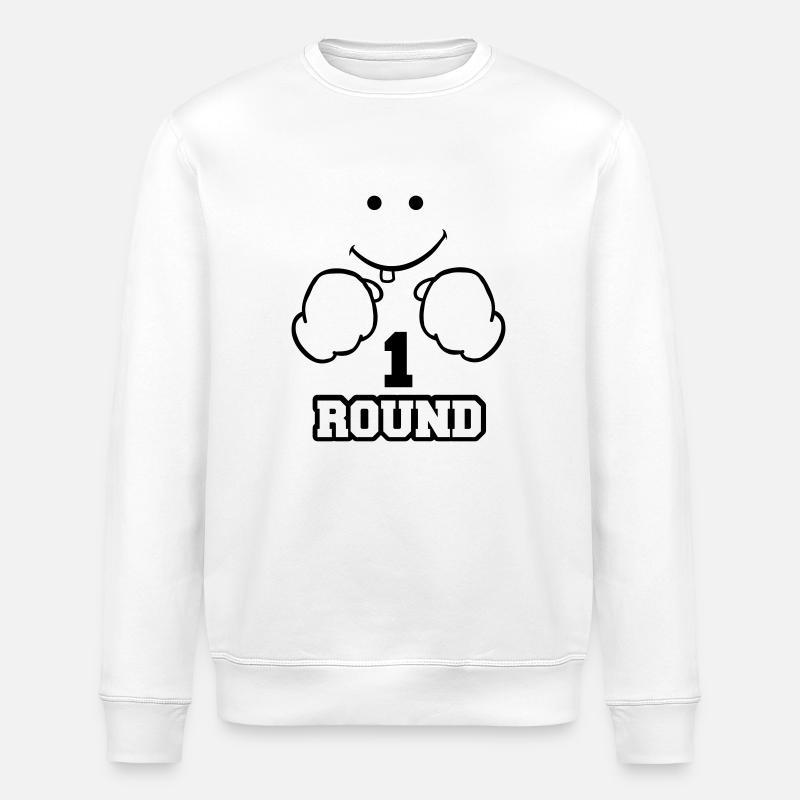 round1 - Stanley/Stella ROLLER Unisex Organic Sweatshirt - white