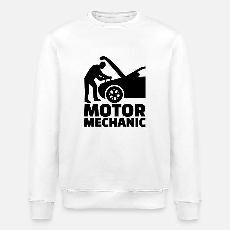 Mechaniker - Stanley/Stella Unisex Bio-Sweatshirt ROLLER - Weiß