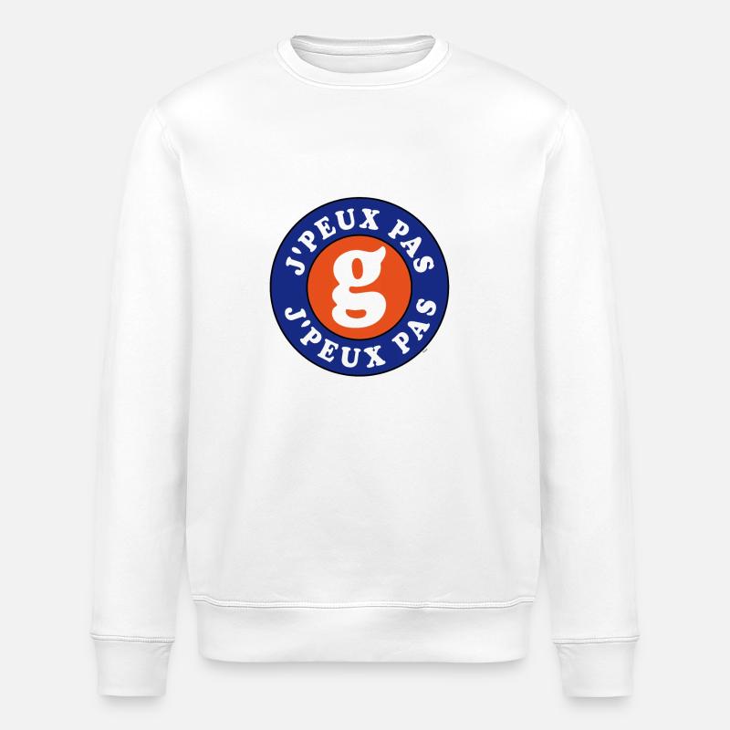 J'peux pas G j'peux pas - Sweat bio ROLLER Stanley/Stella Unisexe - blanc