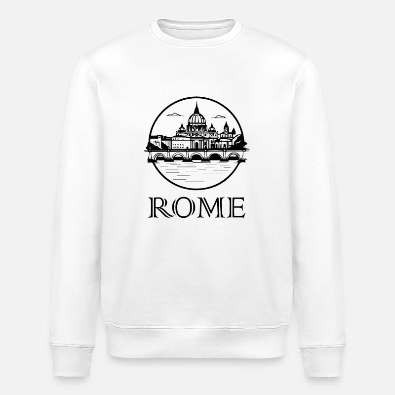 Rom - Stanley/Stella Unisex Bio-Sweatshirt ROLLER - Weiß