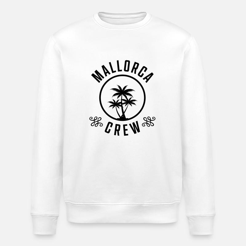 Équipage de Majorque - Sweat bio ROLLER Stanley/Stella Unisexe - blanc