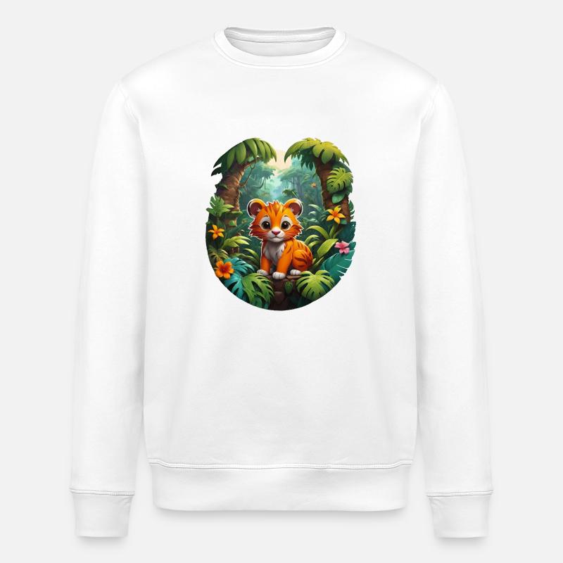 Sensation d’été - Sweat bio ROLLER Stanley/Stella Unisexe - blanc