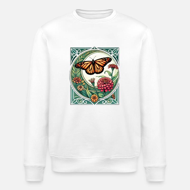 Monarch - Stanley/Stella Unisex Bio-Sweatshirt ROLLER - Weiß
