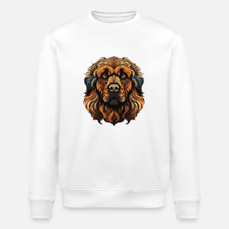 Chien Bouvier Bernois - Sweat bio ROLLER Stanley/Stella Unisexe - blanc