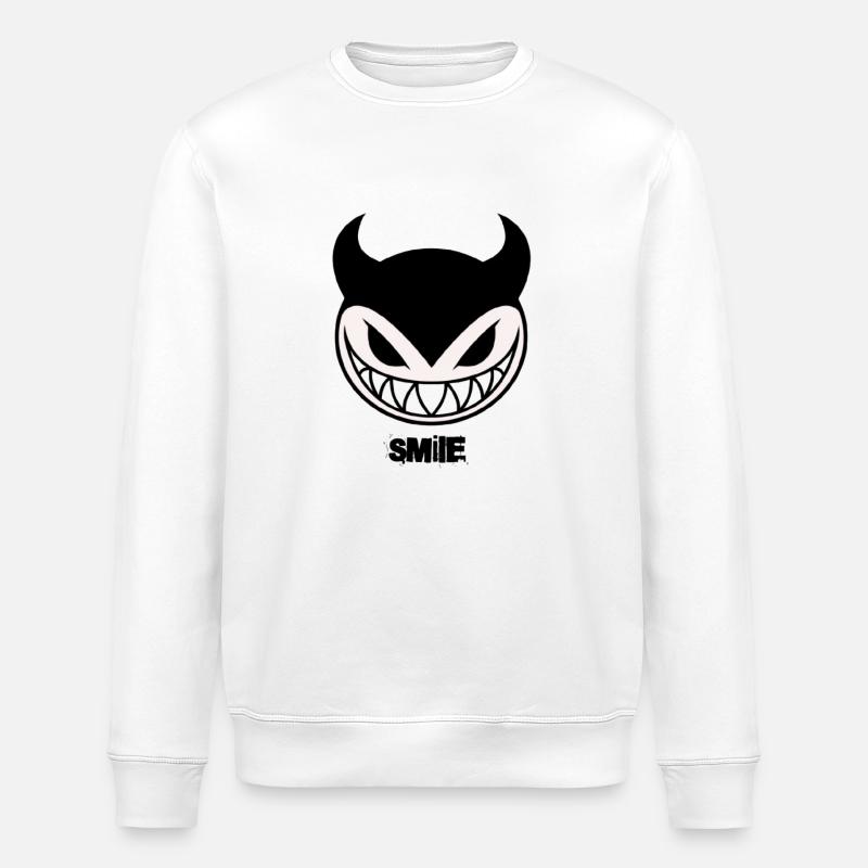 Lächeln - Stanley/Stella Unisex Bio-Sweatshirt ROLLER - Weiß