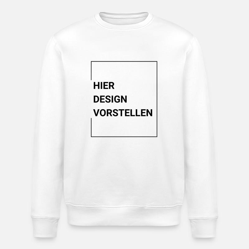 Hier Design vorstellen - Stanley/Stella Unisex Bio-Sweatshirt ROLLER - Weiß