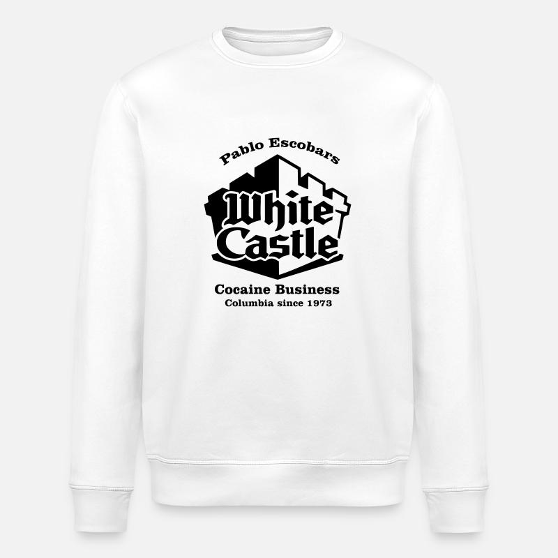 Pablo Escobar - Stanley/Stella Unisex Bio-Sweatshirt ROLLER - Weiß