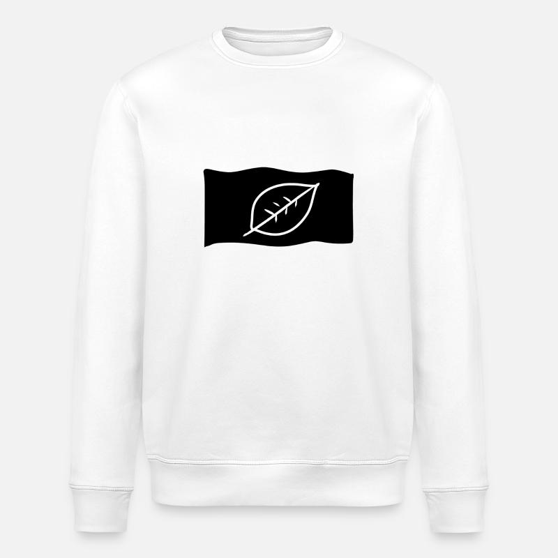 Icon Flag Leaf Nature - Stanley/Stella ROLLER Unisex Organic Sweatshirt - white