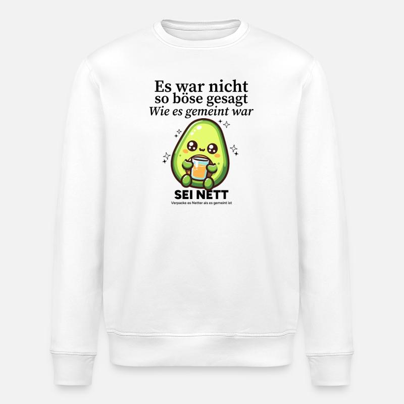 Es war nicht so gesagt - Stanley/Stella Unisex Bio-Sweatshirt ROLLER - Weiß