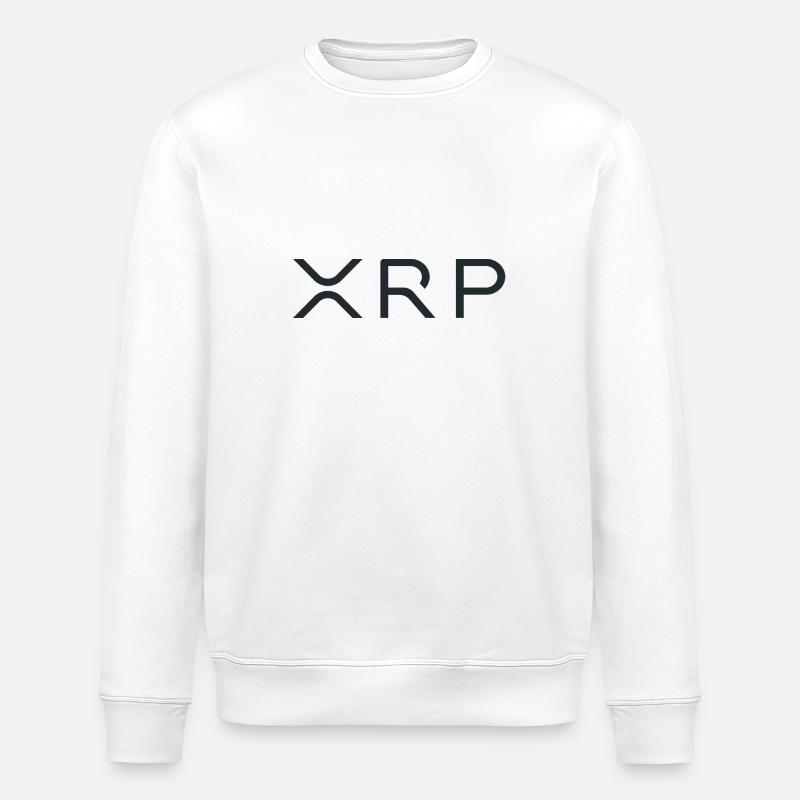 Ripple XRP Logo - Stanley/Stella Unisex Bio-Sweatshirt ROLLER - Weiß