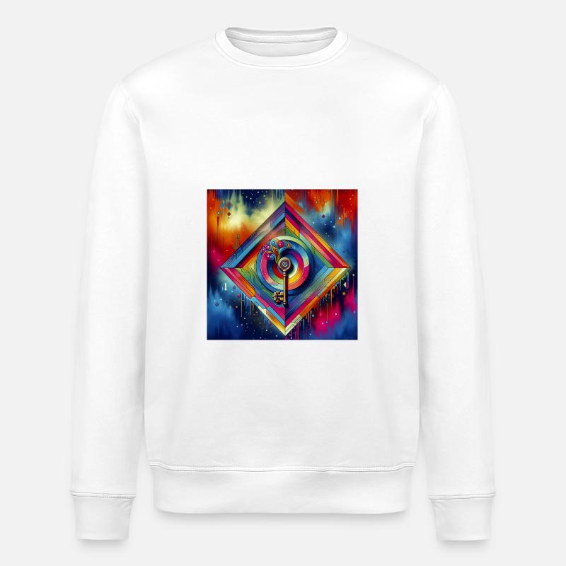 Les clés de l’intégration - Sweat bio ROLLER Stanley/Stella Unisexe - blanc