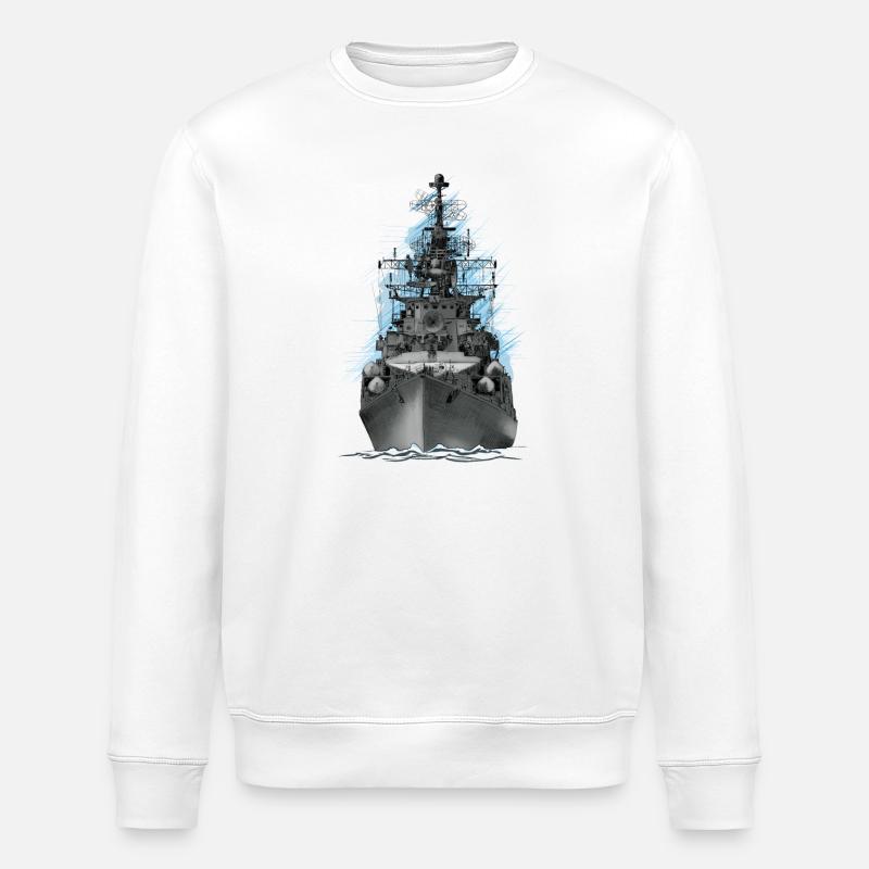Schiff - Stanley/Stella Unisex Bio-Sweatshirt ROLLER - Weiß