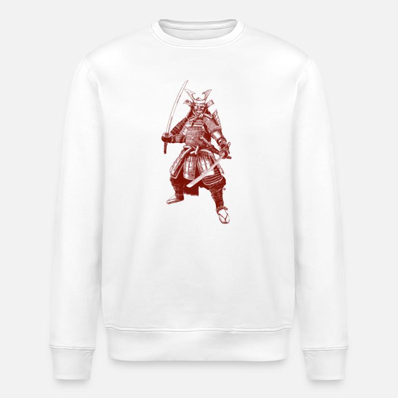 Samurai - Sweat bio ROLLER Stanley/Stella Unisexe - blanc