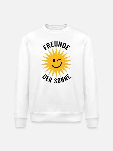 Freunde der Sonne - Stanley/Stella Unisex Bio-Sweatshirt ROLLER - Weiß