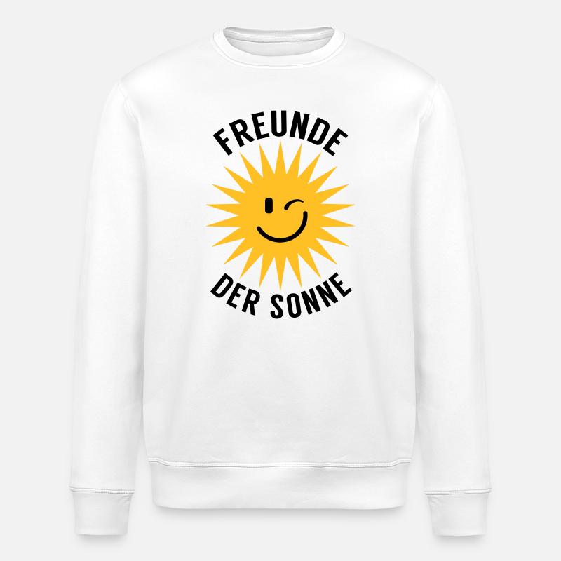 Freunde der Sonne - Stanley/Stella Unisex Bio-Sweatshirt ROLLER - Weiß