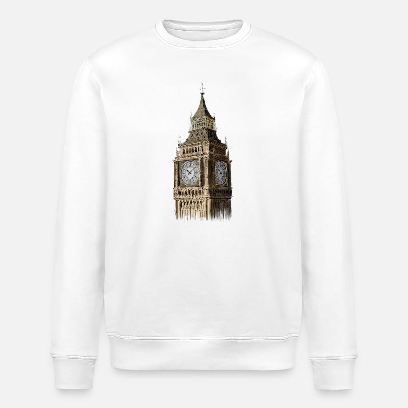 Big Ben - Stanley/Stella Unisex Bio-Sweatshirt ROLLER - Weiß