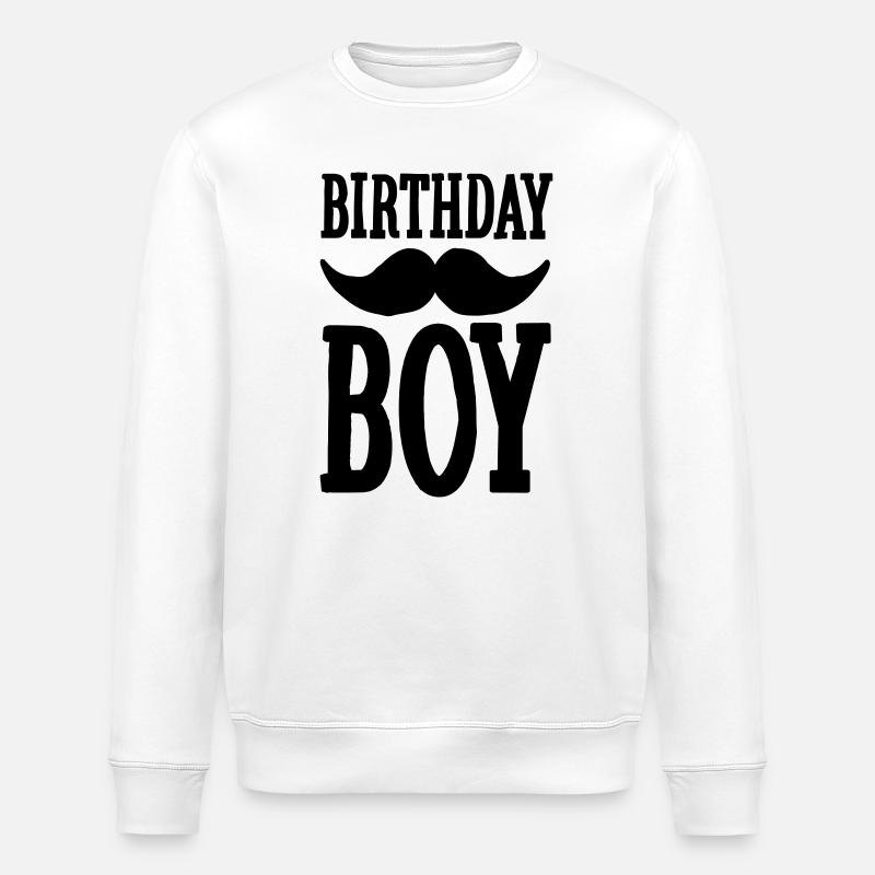 Birthday Boy Hipster - Stanley/Stella Unisex Bio-Sweatshirt ROLLER - Weiß