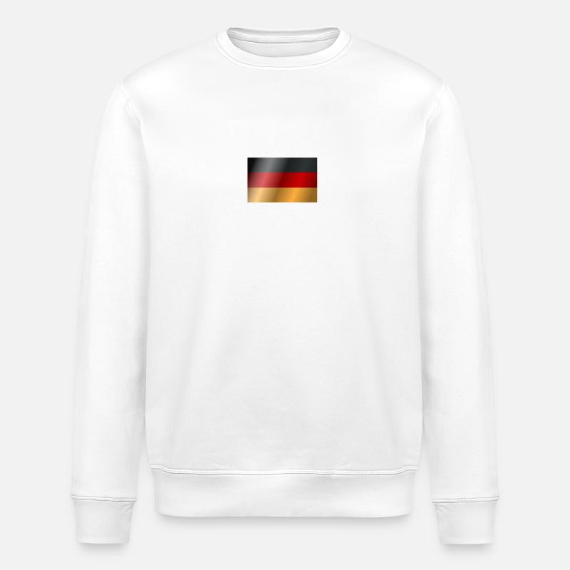 Drapeau allemand - Sweat bio ROLLER Stanley/Stella Unisexe - blanc
