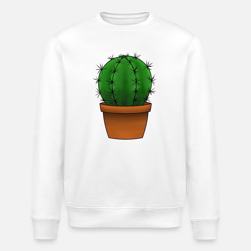 Cactus - Sweat bio ROLLER Stanley/Stella Unisexe - blanc