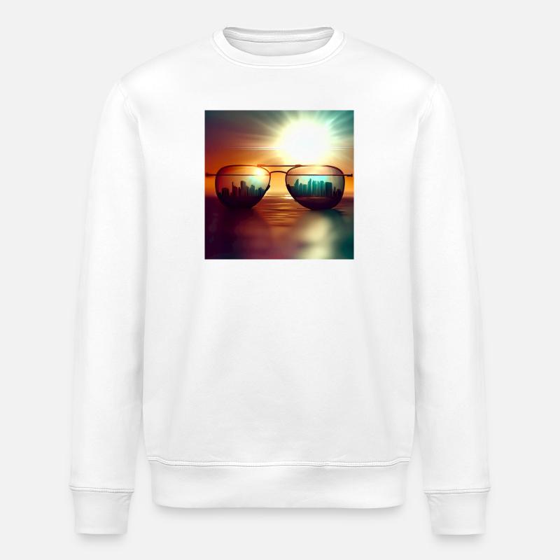 Skyline - Stanley/Stella Unisex Bio-Sweatshirt ROLLER - Weiß