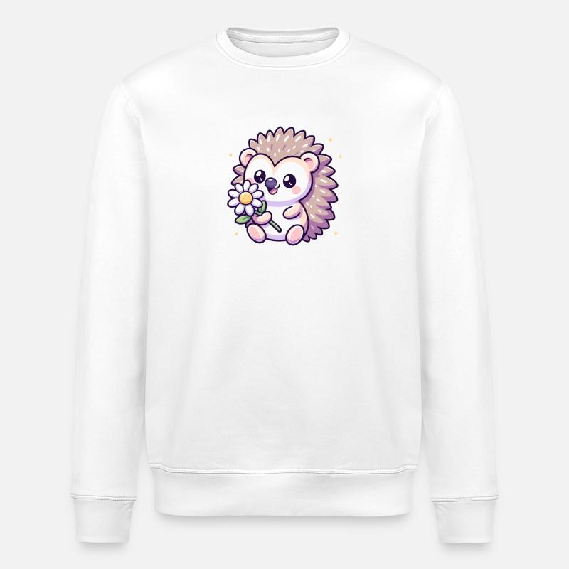 Hérisson Cindy - Sweat bio ROLLER Stanley/Stella Unisexe - blanc