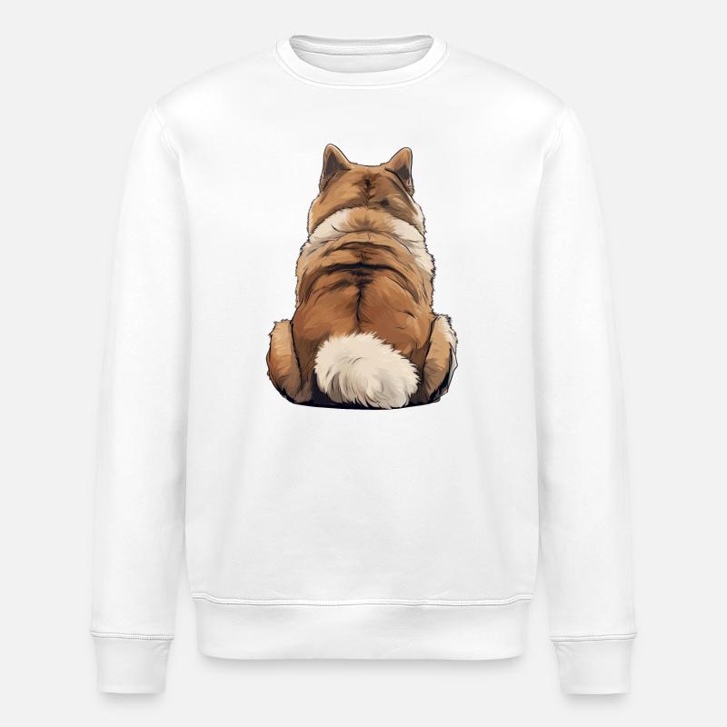 Akita - Stanley/Stella Unisex Bio-Sweatshirt ROLLER - Weiß