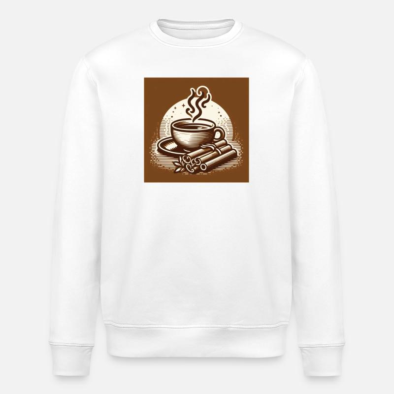 Teezeit - Stanley/Stella Unisex Bio-Sweatshirt ROLLER - Weiß