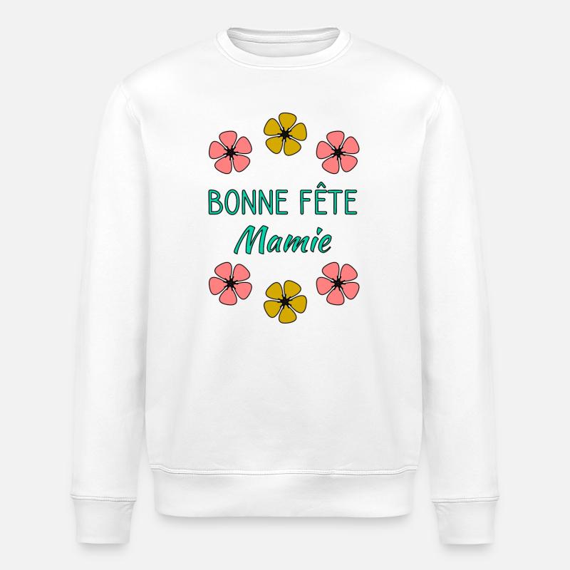 OMA. OMA - Stanley/Stella Unisex Bio-Sweatshirt ROLLER - Weiß