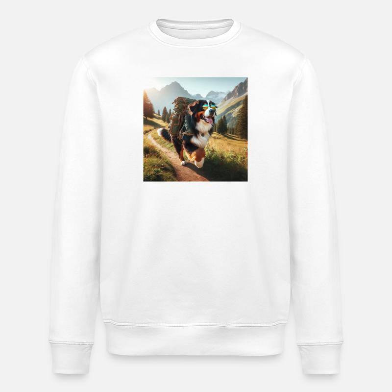 Bouvier bernois - Sweat bio ROLLER Stanley/Stella Unisexe - blanc