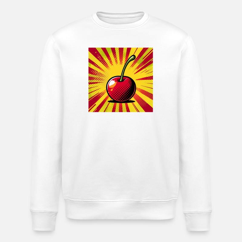 Cerise 2 - Sweat bio ROLLER Stanley/Stella Unisexe - blanc