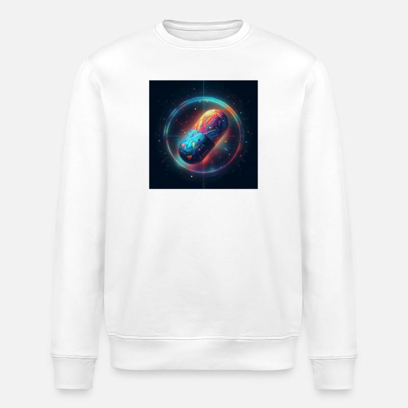 Pille 1 - Stanley/Stella Unisex Bio-Sweatshirt ROLLER - Weiß