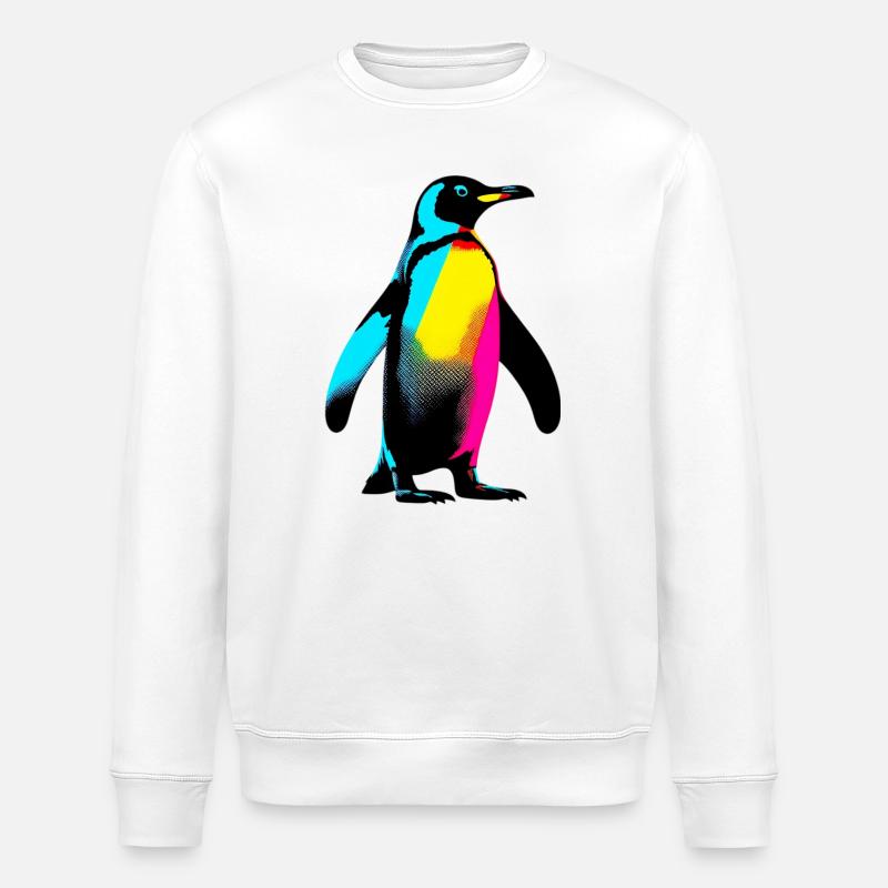 Penguin - Stanley/Stella ROLLER Unisex Organic Sweatshirt - white