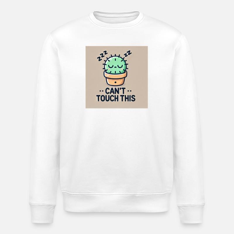 Can’t Touch This - Stanley/Stella Unisex Bio-Sweatshirt ROLLER - Weiß