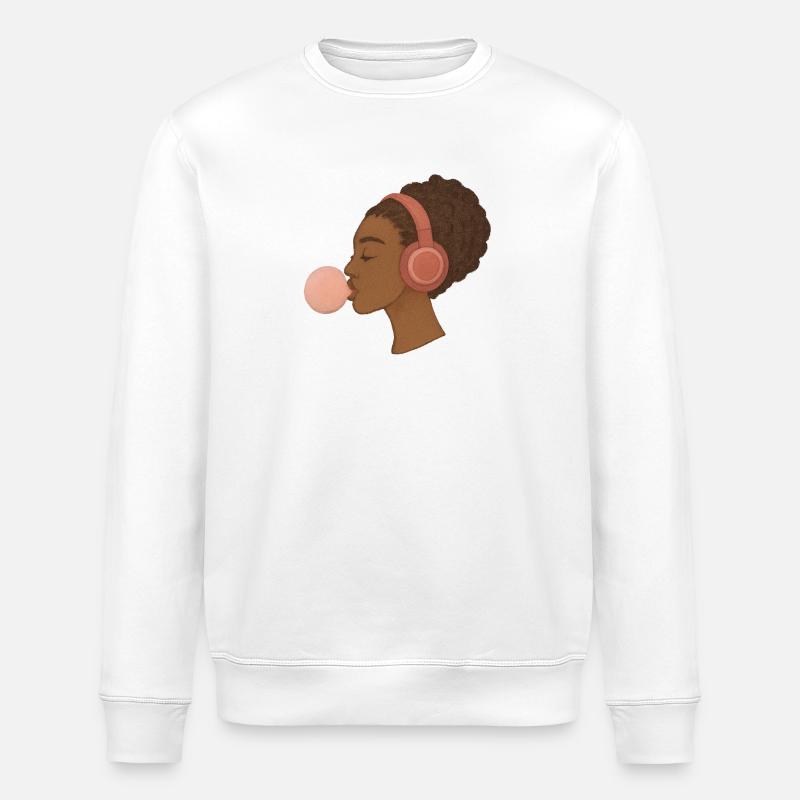 Musik - Stanley/Stella Unisex Bio-Sweatshirt ROLLER - Weiß