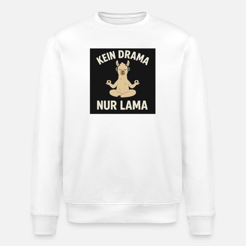 Lama - Stanley/Stella Unisex Bio-Sweatshirt ROLLER - Weiß