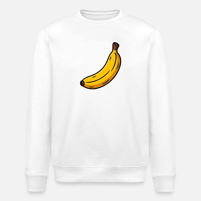 Banana Classic - Stanley/Stella Unisex Bio-Sweatshirt ROLLER - Weiß