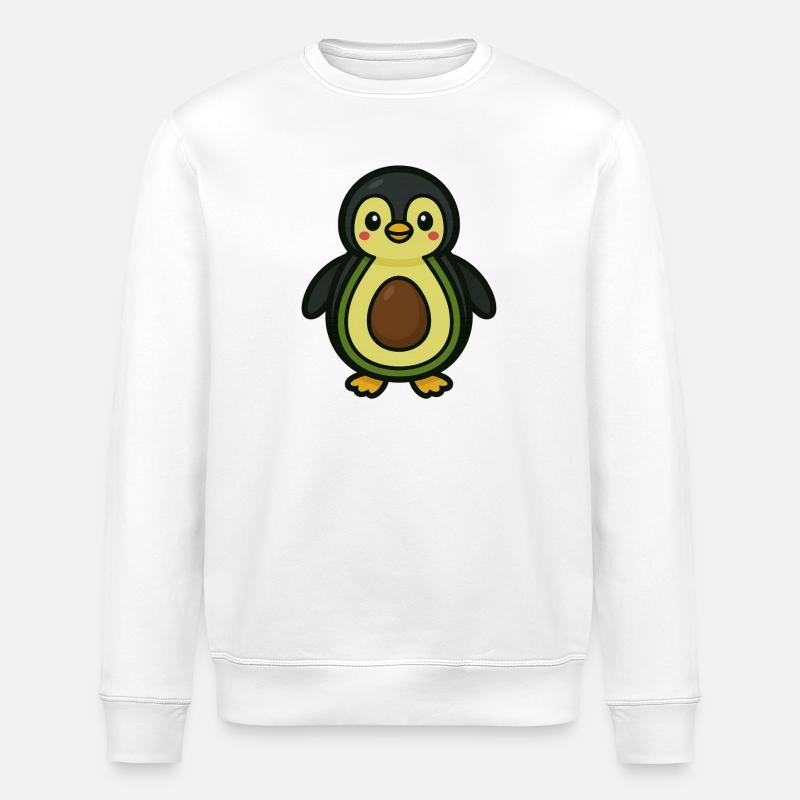 Pingucado - Sweat bio ROLLER Stanley/Stella Unisexe - blanc