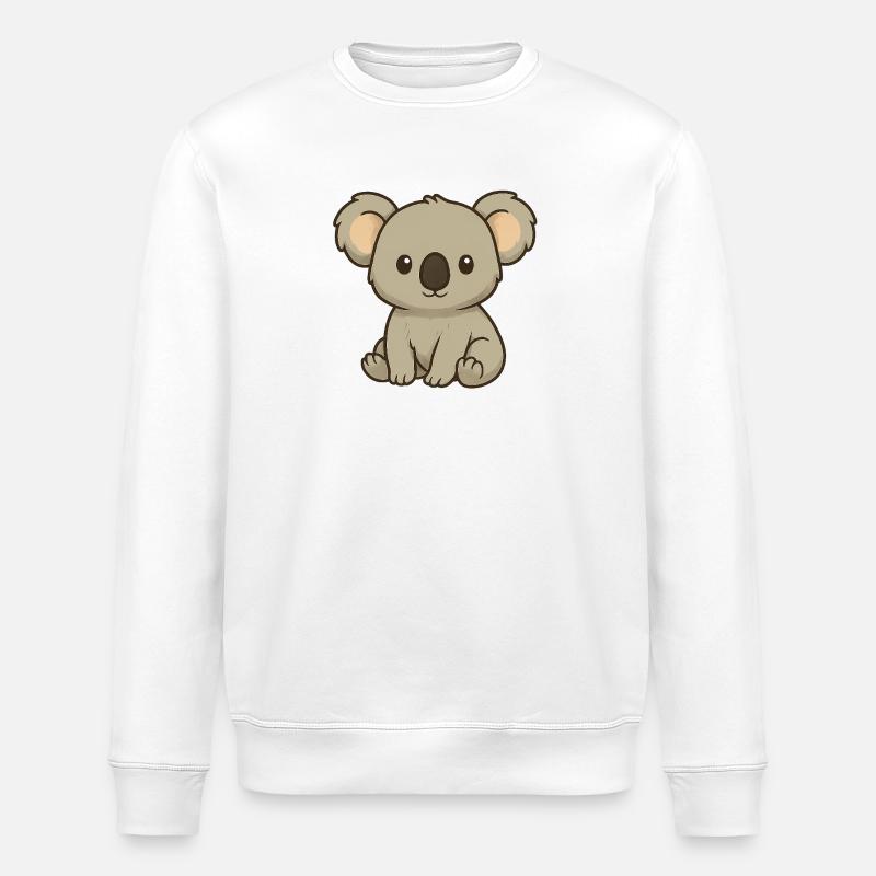 Koala - Sweat bio ROLLER Stanley/Stella Unisexe - blanc