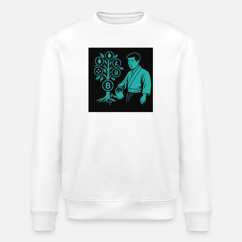 Satoshi Baum - Stanley/Stella Unisex Bio-Sweatshirt ROLLER - Weiß